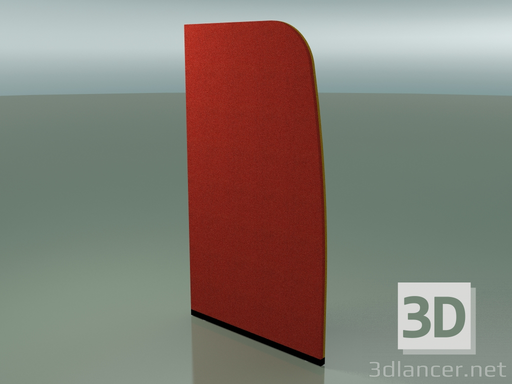 3d model Panel with curved profile 6411 (167.5 x 94.5 cm, two-tone) - preview