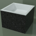 3D modeli Tezgah üstü lavabo (01R122301, Nero Assoluto M03, L 48, P 48, H 36 cm) - önizleme