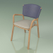 3D Modell Stuhl 061 (Blau, Teak) - Vorschau