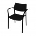 3d model Stackable chair with armrests made of polyamide - preview