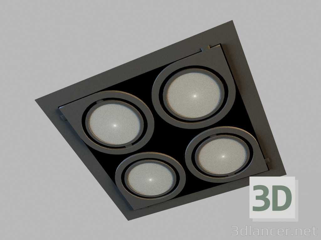 3d model Ceiling recessed lamp 8153 - preview