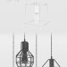 3D Kafes Kolye Işıkları 1 modeli satın - render