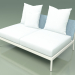 modello 3D Modulo divano centrale 006 (Metal Milk, Batyline Sky) - anteprima