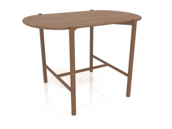 डाइनिंग टेबल डीटी 08 (1100x740x754, लकड़ी की भूरी रोशनी)