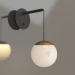 3d model Lamp SP-BEADS-WALL-HANG-R130-6W Day4000 (BK-GD, 180 °, 230V) - preview