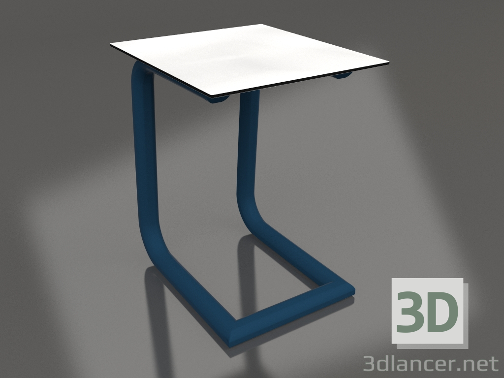 3D modeli Yan sehpa C (Gri mavi) - önizleme