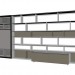 3d model Sistema de mobiliario (rack) FC0914 - vista previa