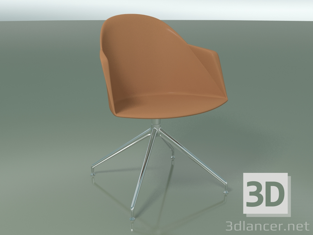 Modelo 3d Cadeira 2229 (4 pernas, giratória, CRO, polipropileno PC00004) - preview