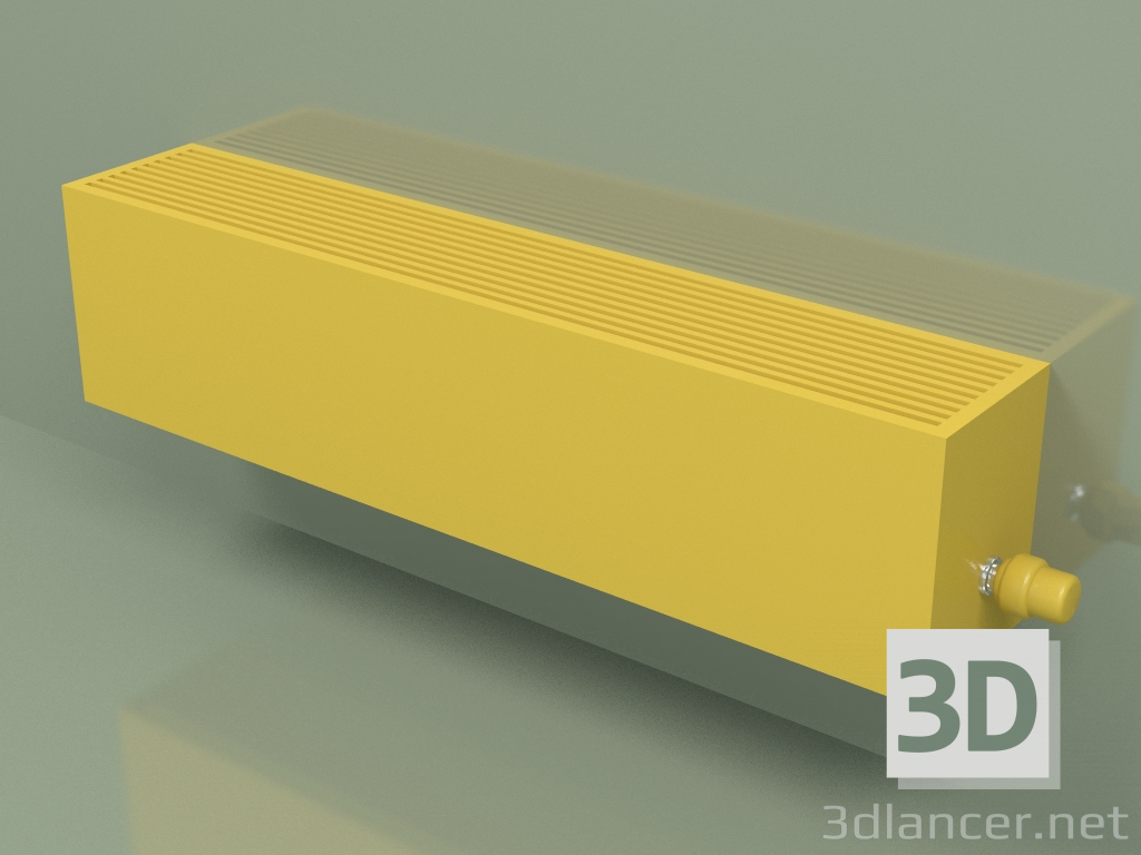modello 3D Convettore - Aura Slim Basic (240x1000x180, RAL 1012) - anteprima