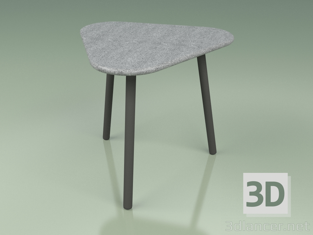 modèle 3D Table d'appoint 010 (Metal Smoke, Luna Stone) - preview