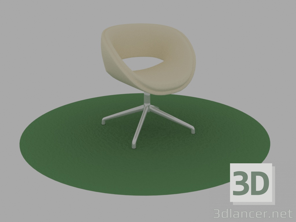 modello 3D sedia a soppalco - anteprima