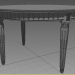 Mesa redonda 3D modelo Compro - render