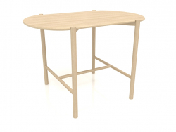 Tavolo da pranzo DT 08 (1100x740x754, legno bianco)