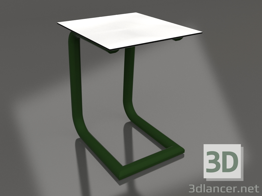 3d model Side table C (Bottle green) - preview