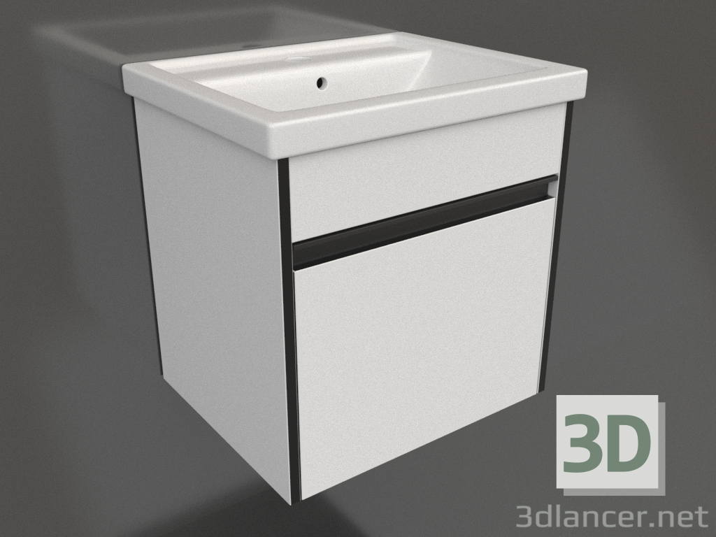 3d model Armario colgante 50 cm (URB0105W) - vista previa