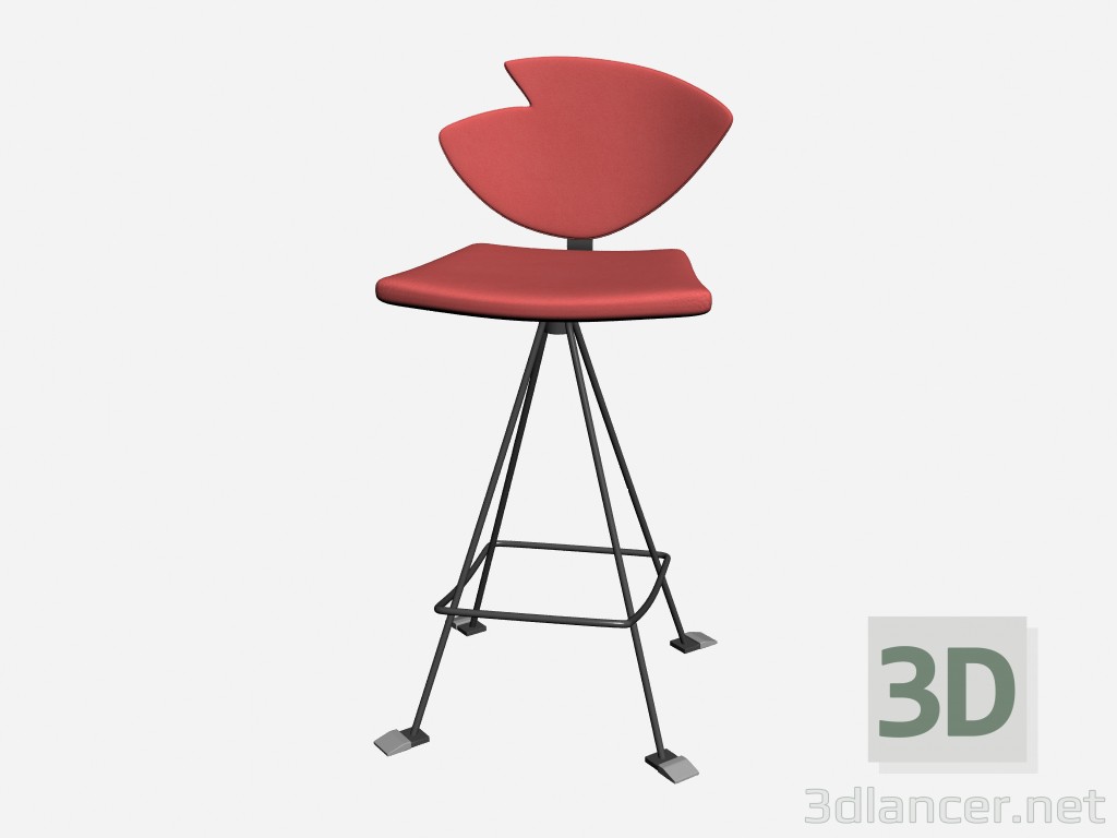 modello 3D Sedia Bar eva 5 - anteprima