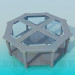 modèle 3D Table en forme d’octaèdre - preview