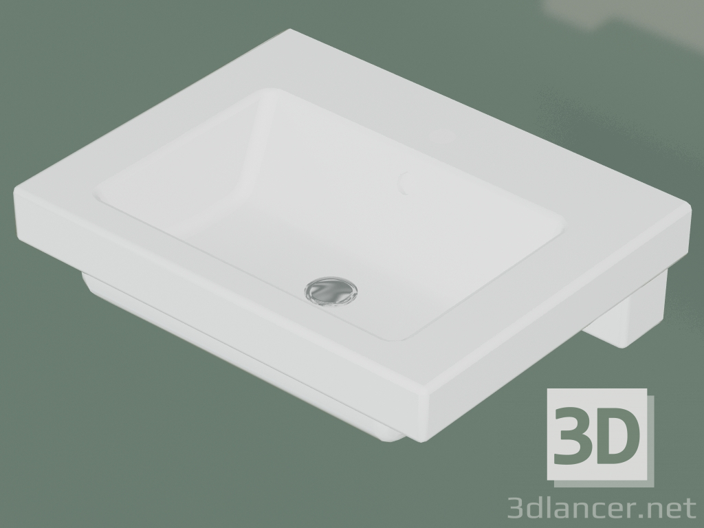 3D modeli Ankastre için artic lavabo 4601 (GB114601R101, 60 cm) - önizleme