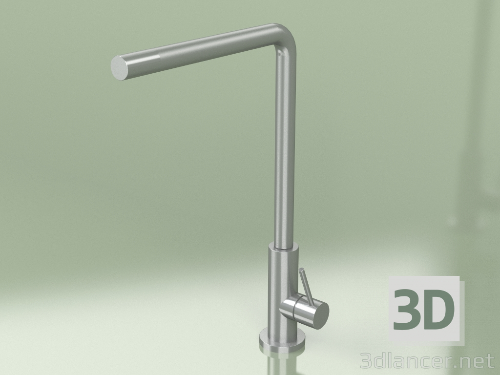 modello 3D Miscelatore lavello cucina con bocca girevole (602, AS) - anteprima