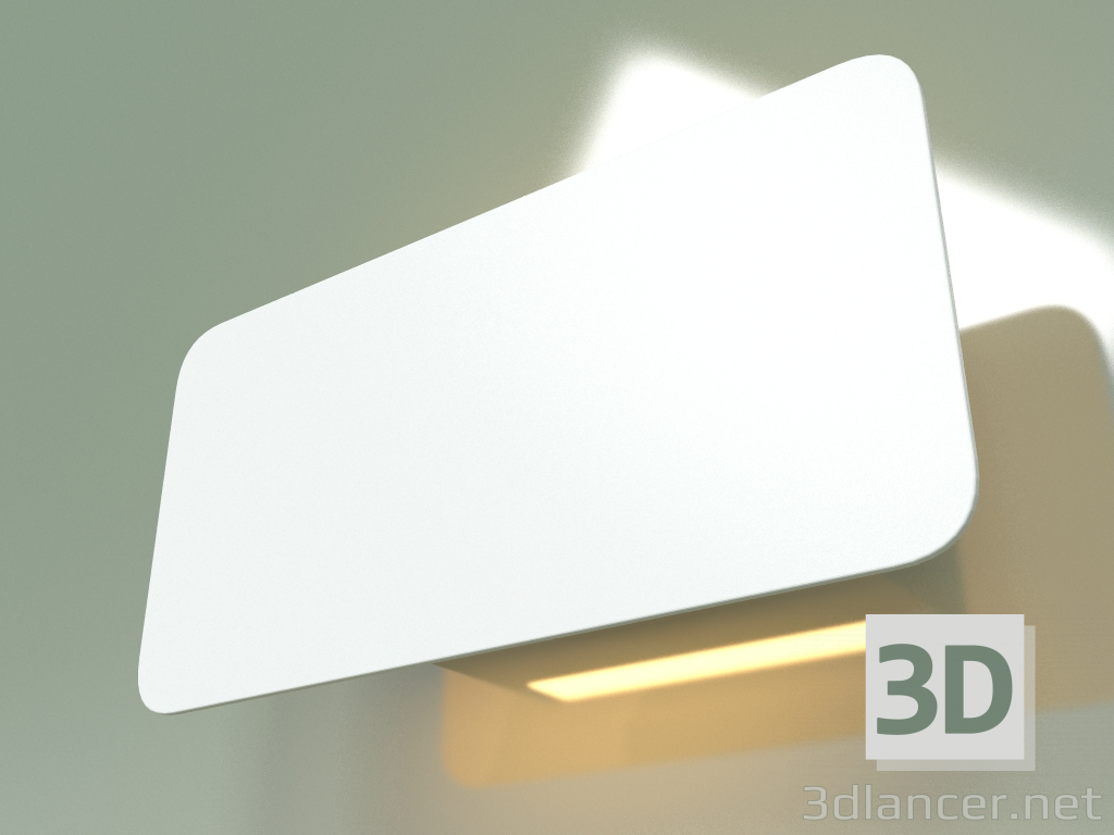modello 3D Lampada da parete RWLB112 6W WH 4000K - anteprima
