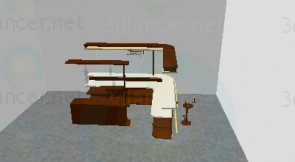 modèle 3D bar - preview