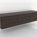 3d model Mueble de TV 2 1500 mm (nogal fresno) - vista previa
