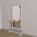 modèle 3D Miroir dans le couloir - preview
