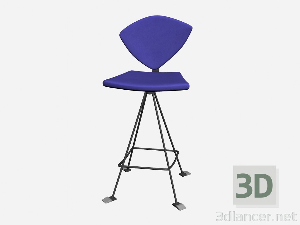 3D modeli Bar sandalye EVA 6 - önizleme
