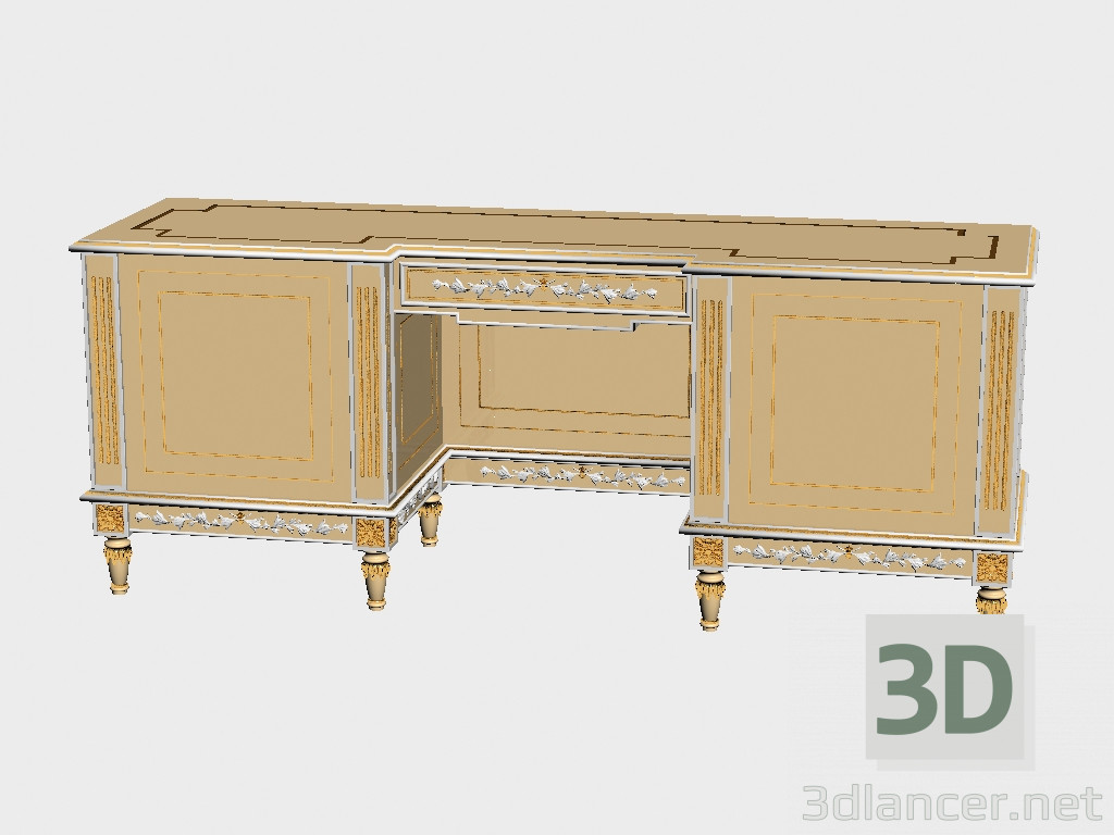 modello 3D Medicazione tavolo - anteprima