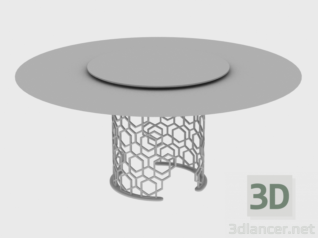 3 डी मॉडल खाने की मेज टेबल टेबल (d180XH74) - पूर्वावलोकन