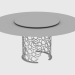 3D modeli Yemek masası MANFRED TABLE (d180XH74) - önizleme