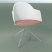 3d model Chair 2230 (4 legs, swivel, CRO, PC00001 polypropylene, with cushion) - preview