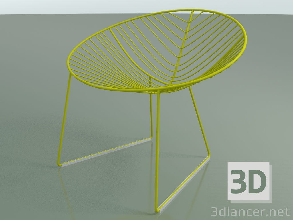 3d model Outdoor lounge chair 1803 (on a sled, V37) - preview