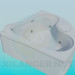 modello 3D Bagno con vasca idromassaggio - anteprima