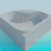 3D modeli Jakuzi banyo - önizleme