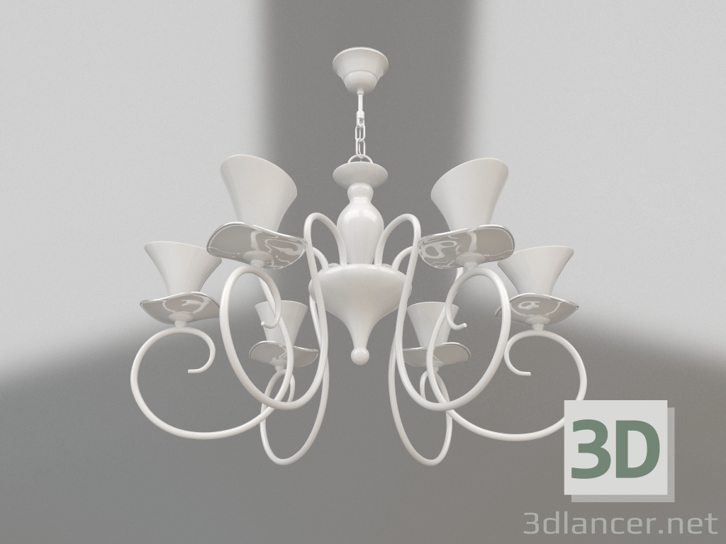 3d model Fabre chandelier (FR2001-PL-06-W) - preview