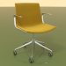 3D modeli Sandalye 6207 (5 tekerlekli, döner, kolçaklı, LU1, dolgu ve yastıklı) - önizleme