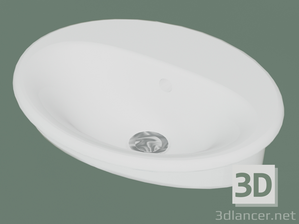 3D modeli Ankastre için Basin Nautic 5545 (55459901, 45 cm) - önizleme
