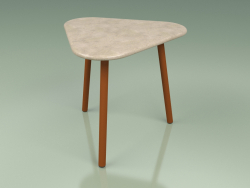 Side table 010 (Metal Rust, Farsena Stone)