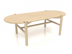 कॉफी टेबल जेटी 07 (1200x530x400, लकड़ी सफेद)