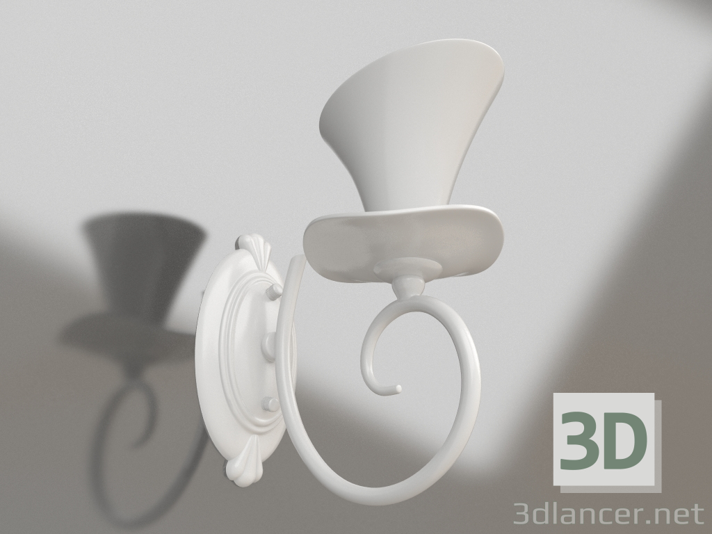 modello 3D Lampada da parete Fabre (FR2001-WL-01-W) - anteprima