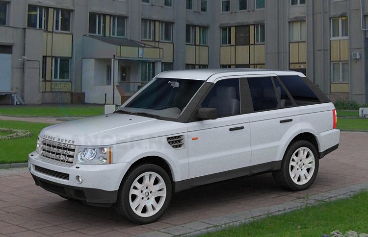 modello 3D Range Rover - anteprima