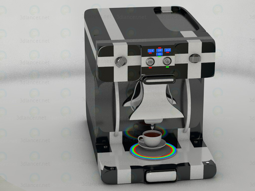 Modelo 3d Máquina de café - café - preview