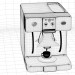 3D Modell Kaffeemaschine - Kaffee - Vorschau