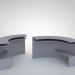 3d model Promotional Information Kiosk Stand - preview