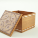 3d jewelry box, шкатулка с крышкой модель купить - ракурс