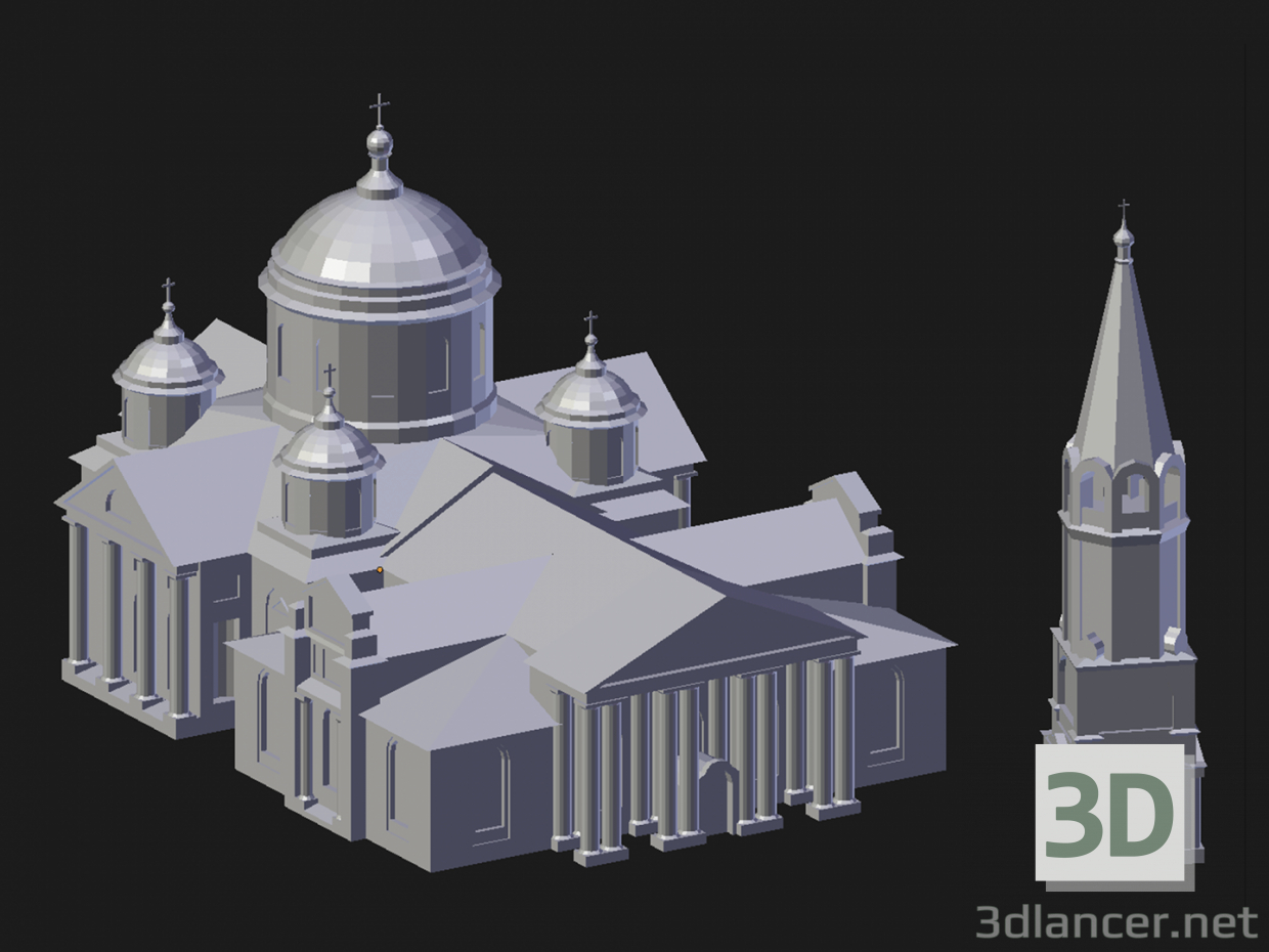 3d model Arzamas. Smolensky Cathedral - preview