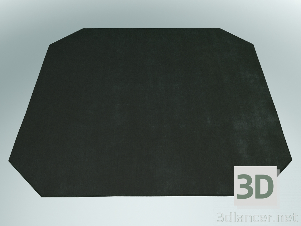 modèle 3D Tapis La Lande (AP8, 300x300cm, Pin Vert) - preview
