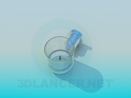 3d model Vaso para cepillos de dientes - vista previa