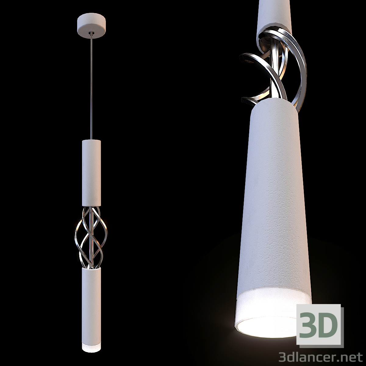 Lámpara Eurosvet LANCE 3D modelo Compro - render